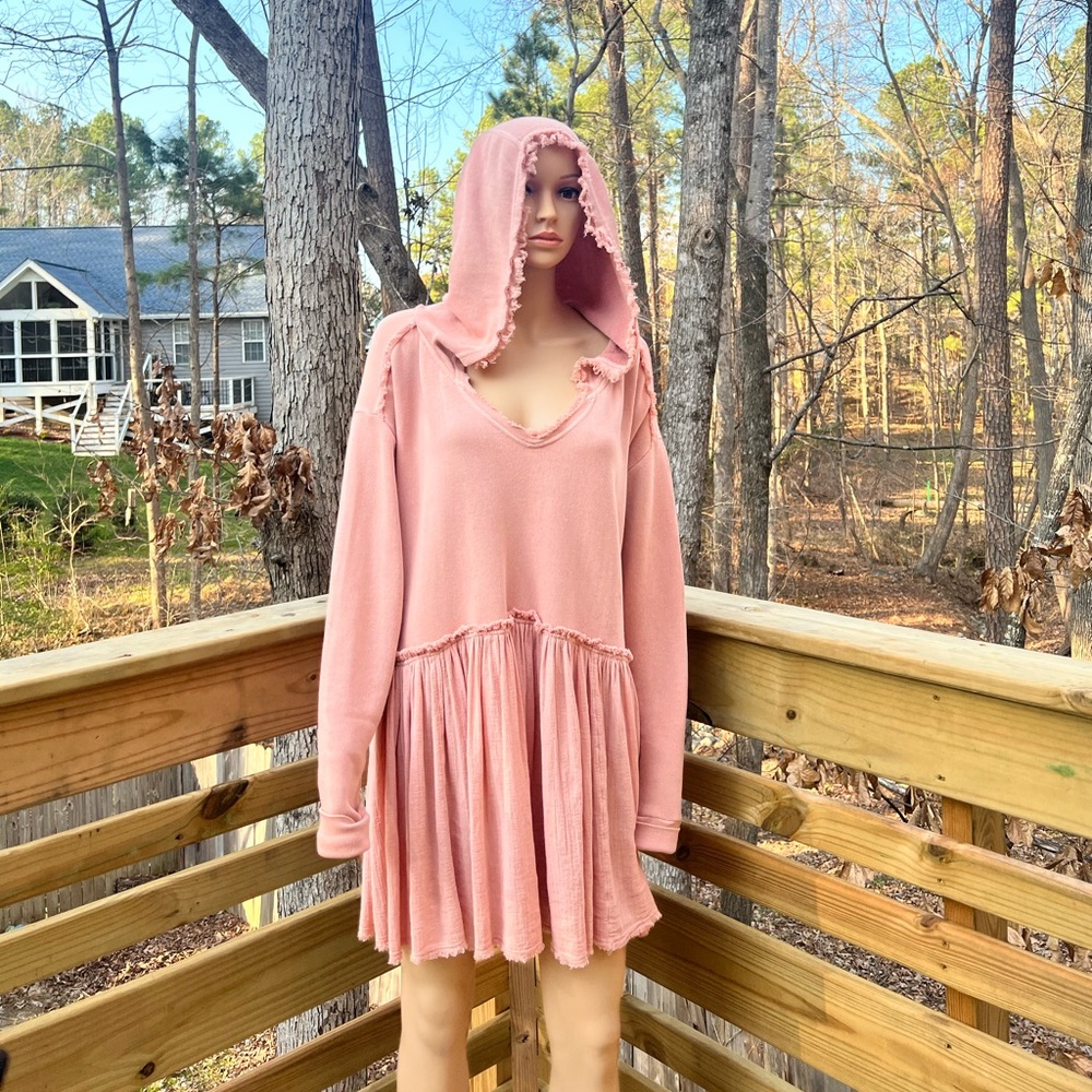 Free People hooded dress